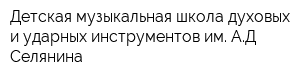 Детская музыкальная школа духовых и ударных инструментов им АД Селянина