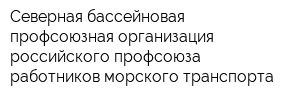 Северная бассейновая профсоюзная организация российского профсоюза работников морского транспорта