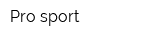Pro sport