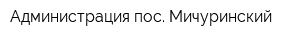 Администрация пос Мичуринский