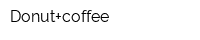 Donut+coffee