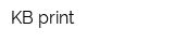 KB print