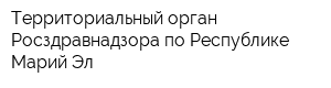 Территориальный орган Росздравнадзора по Республике Марий Эл