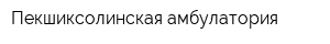Пекшиксолинская амбулатория