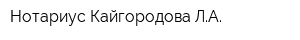Нотариус Кайгородова ЛА