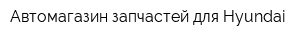 Автомагазин запчастей для Hyundai
