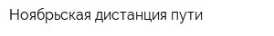 Ноябрьская дистанция пути