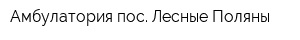 Амбулатория пос Лесные Поляны