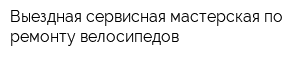 Выездная сервисная мастерская по ремонту велосипедов