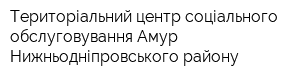 Територіальний центр соціального обслуговування Амур-Нижньодніпровського району