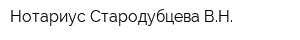 Нотариус Стародубцева ВН