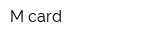 M-card