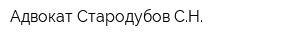 Адвокат Стародубов СН