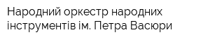 Народний оркестр народних інструментів ім Петра Васюри