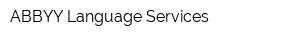 ABBYY Language Services