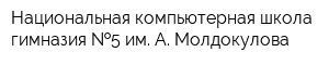 Национальная компьютерная школа-гимназия  5 им А Молдокулова