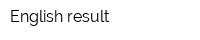 English result