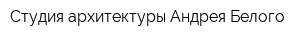 Студия архитектуры Андрея Белого