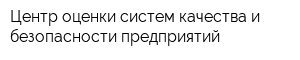 Центр оценки систем качества и безопасности предприятий
