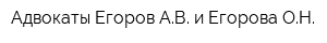 Адвокаты Егоров АВ и Егорова ОН