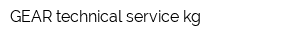 GEAR technical service kg