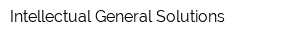 Intellectual General Solutions