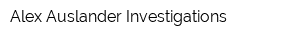 Alex Auslander Investigations