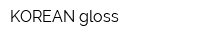 KOREAN gloss