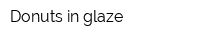 Donuts in glaze