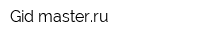 Gid-masterru