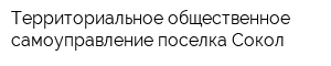 Территориальное общественное самоуправление поселка Сокол