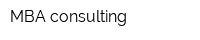 MBA-consulting