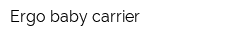 Ergo baby carrier