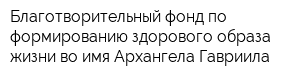 Благотворительный фонд по формированию здорового образа жизни во имя Архангела Гавриила