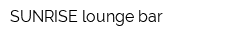 SUNRISE lounge bar
