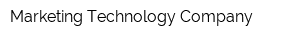 Marketing Technology Company