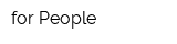 for People
