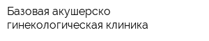 Базовая акушерско-гинекологическая клиника