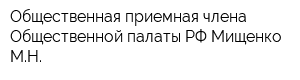 Общественная приемная члена Общественной палаты РФ Мищенко МН