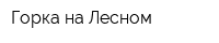 Горка на Лесном