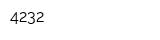 4232