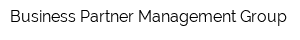 Business Partner Management Group