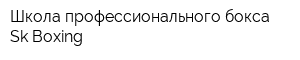 Школа профессионального бокса Sk Boxing