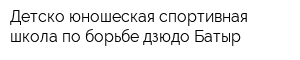 Детско-юношеская спортивная школа по борьбе дзюдо Батыр