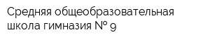Средняя общеобразовательная школа-гимназия   9