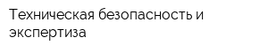 Техническая безопасность и экспертиза