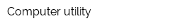 Computer utility