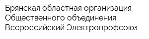 Брянская областная организация Общественного объединения Всероссийский Электропрофсоюз