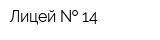 Лицей   14