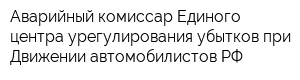 Аварийный комиссар Единого центра урегулирования убытков при Движении автомобилистов РФ
